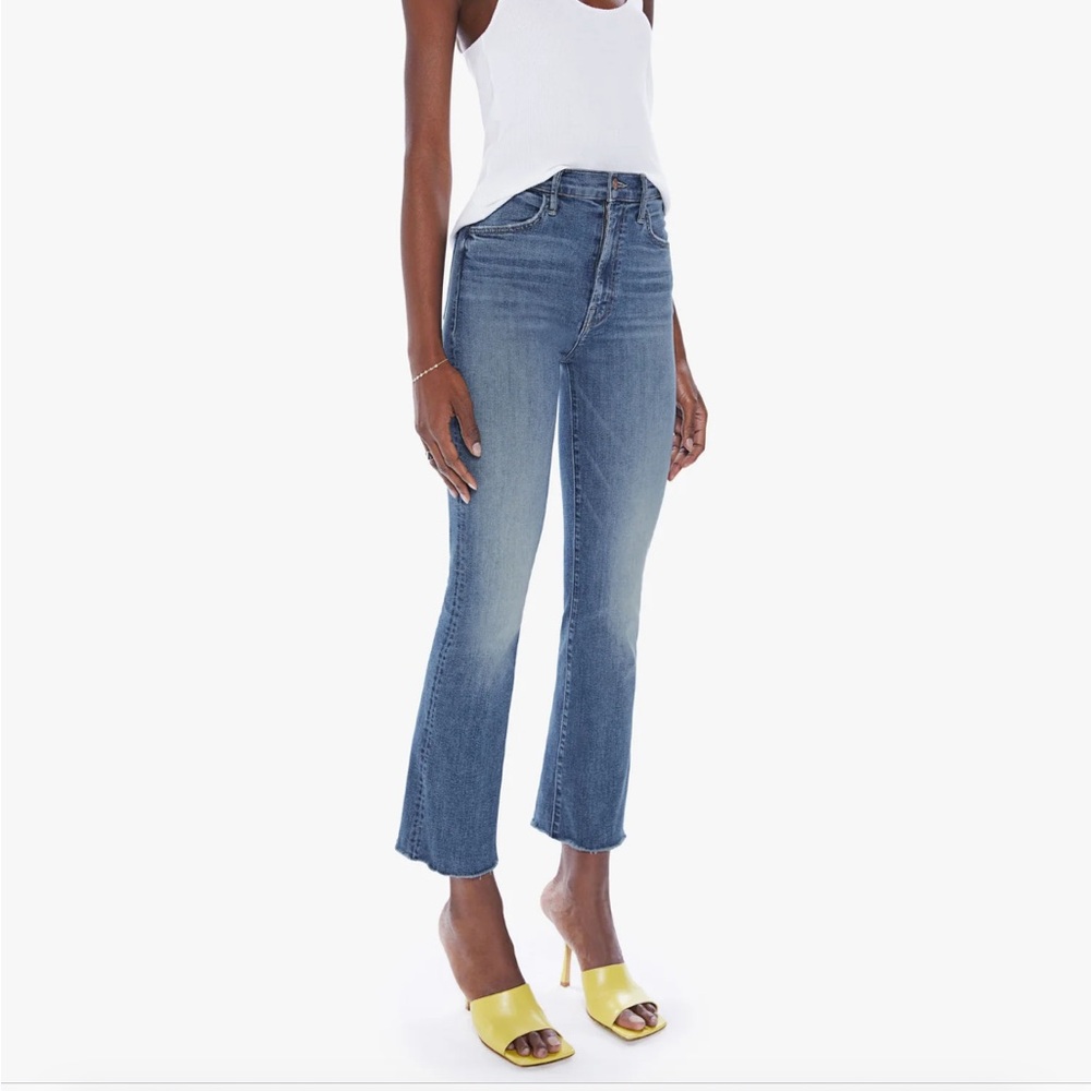 MOTHER: The Hustler Ankle Fray jeans